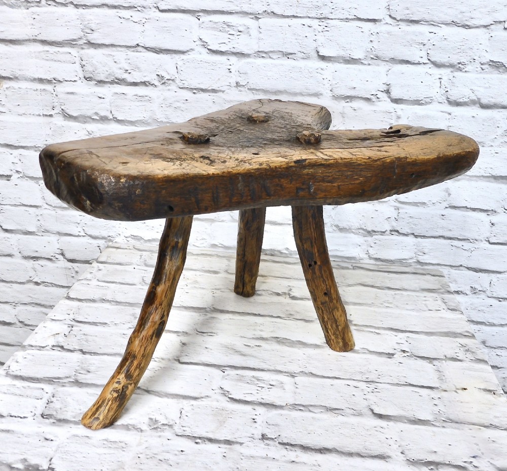 Primitive Milking Stool View V