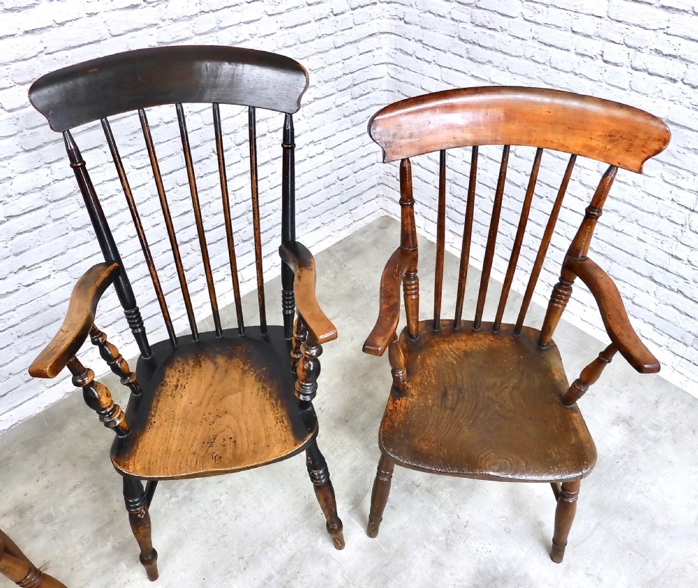 4x Windsor Stickback Armchairs View V