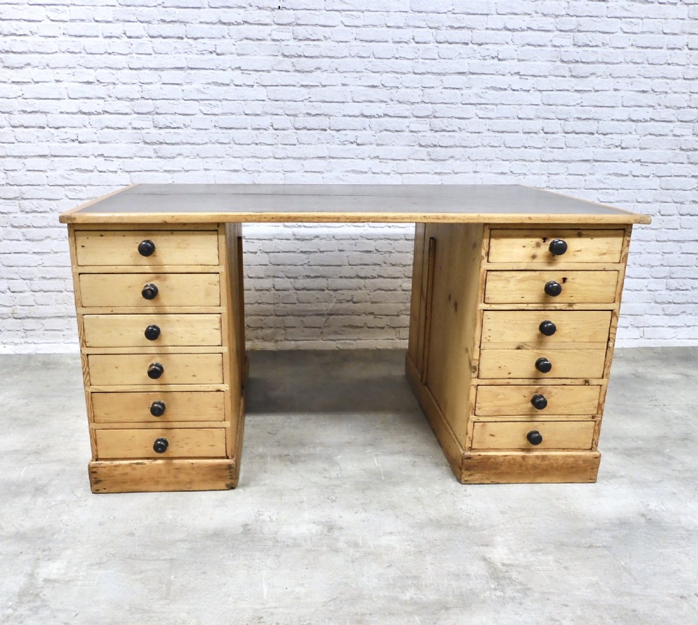 Pine Partner's Desk
