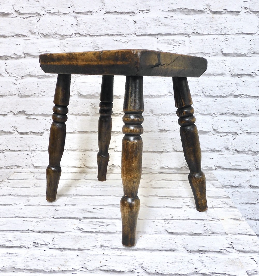 C19th Farmhouse Footstool
