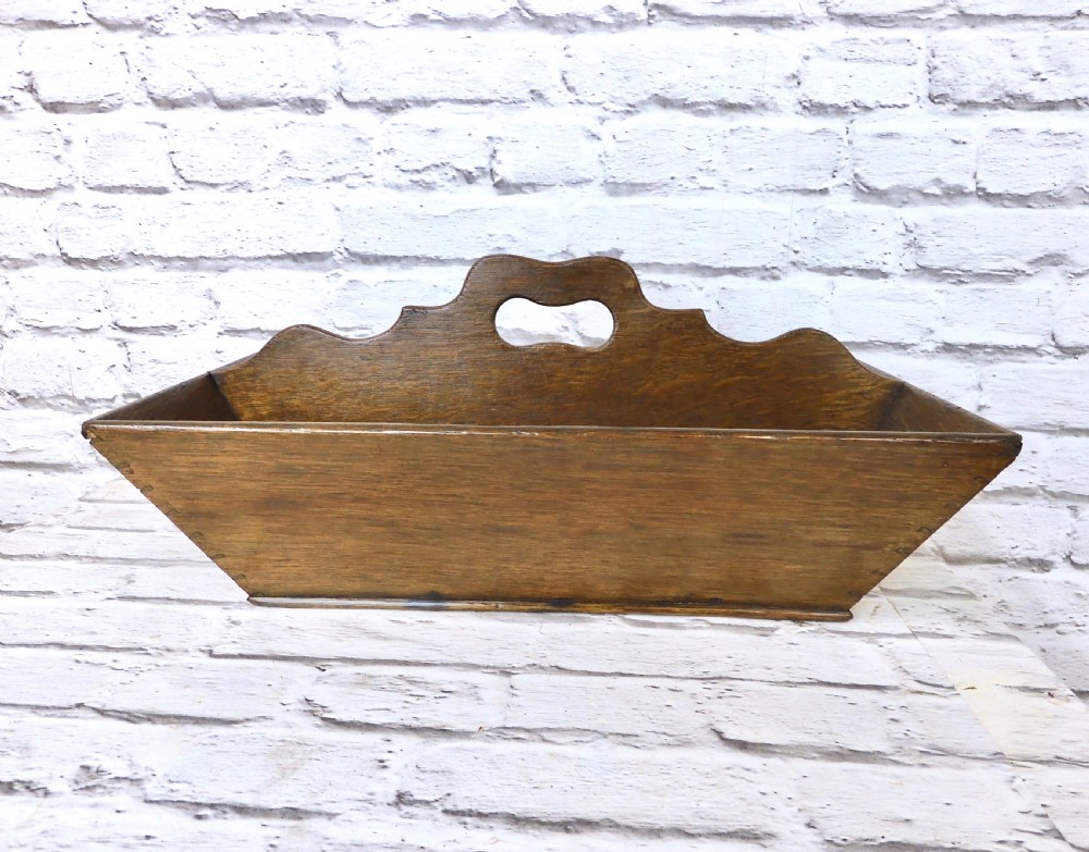 Oak Cutlery Tray View III