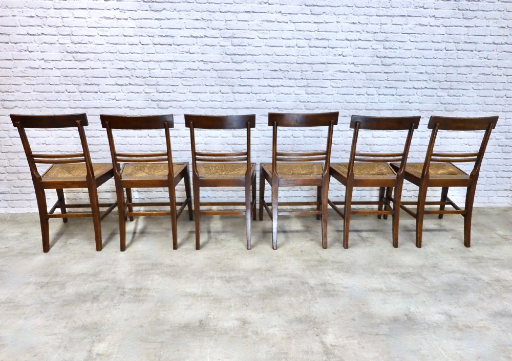 Set 6 Country Dining Chairs View VII