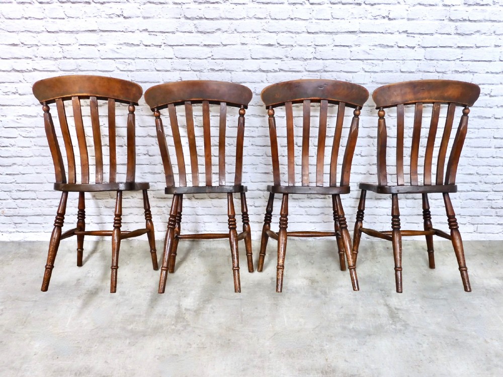 Set 4 Windsor Kitchen Chairs View IV