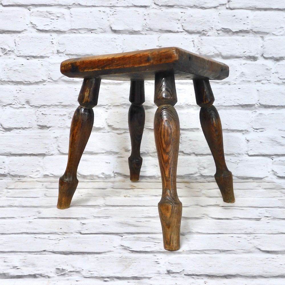 C19th Hearth Stool