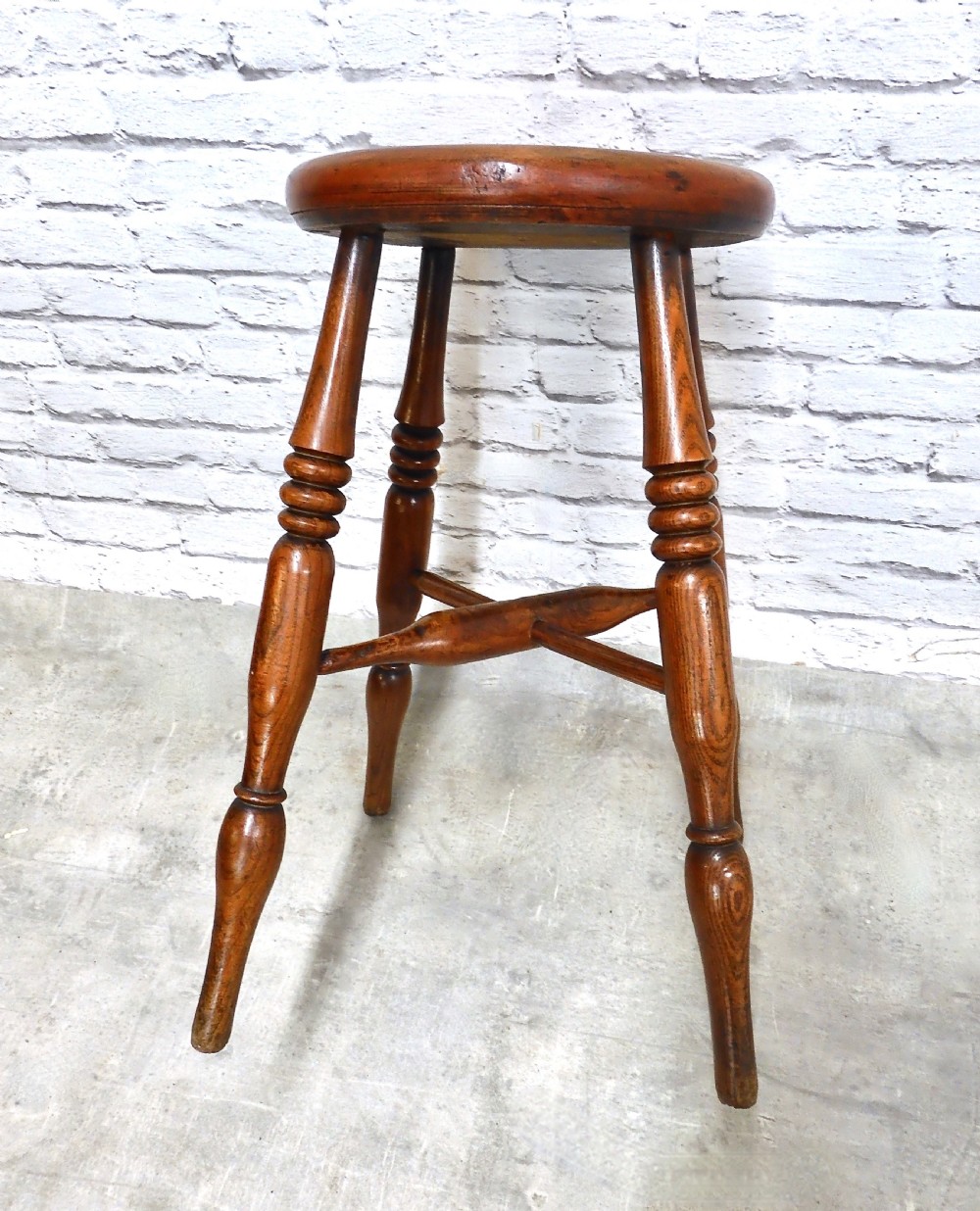 C19th Country Stool View III