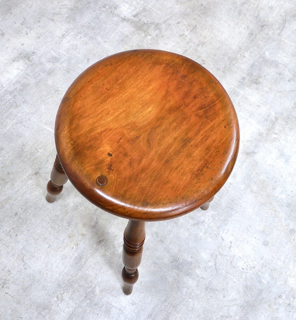 C19th Country Stool View V