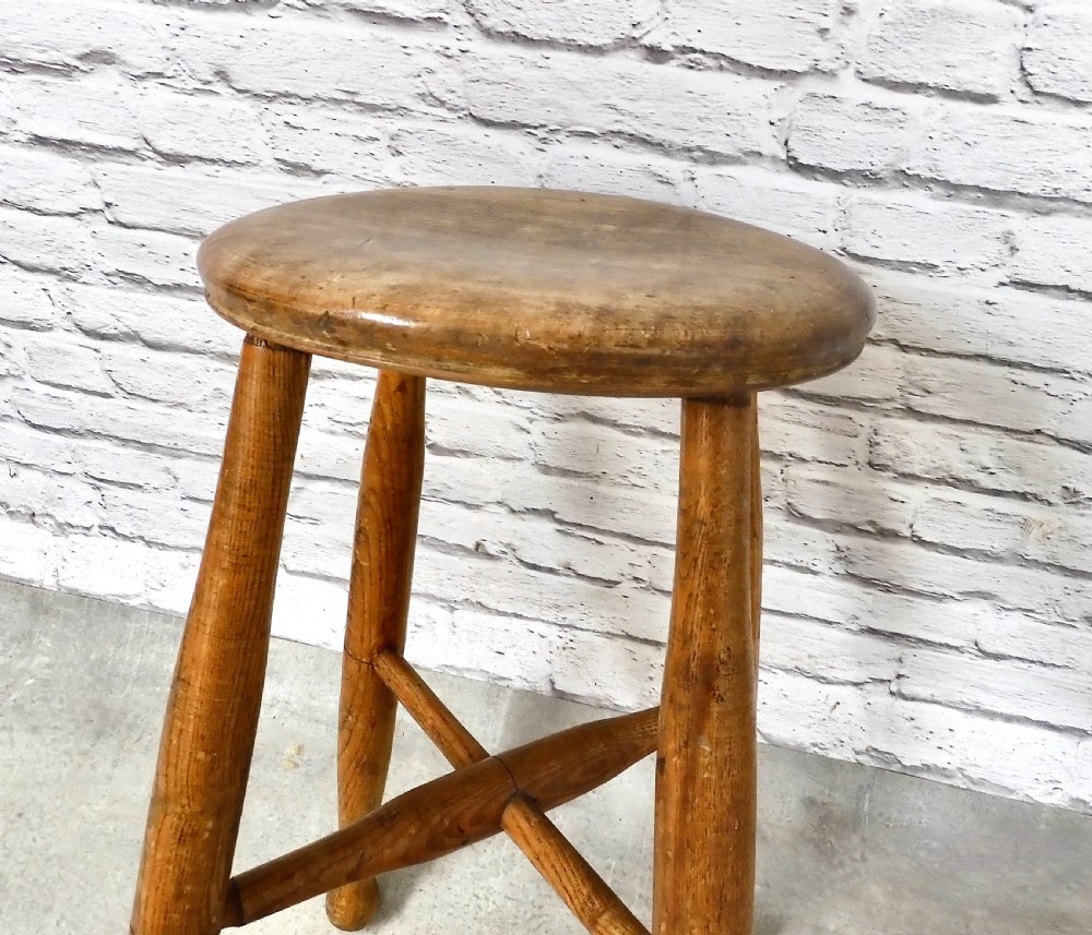 C19th Country Stool View IV