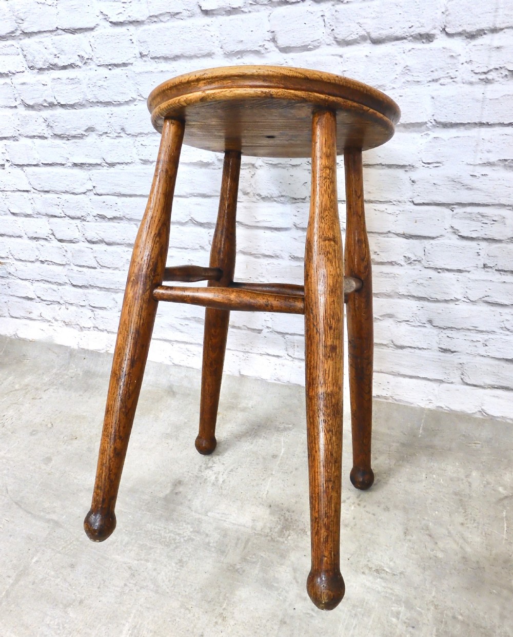 C19th Country Stool View V