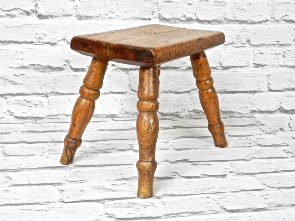 Small C19th Hearth Stool