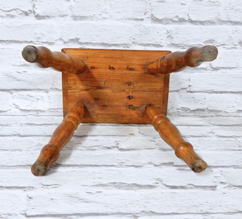 Small C19th Hearth Stool View VI