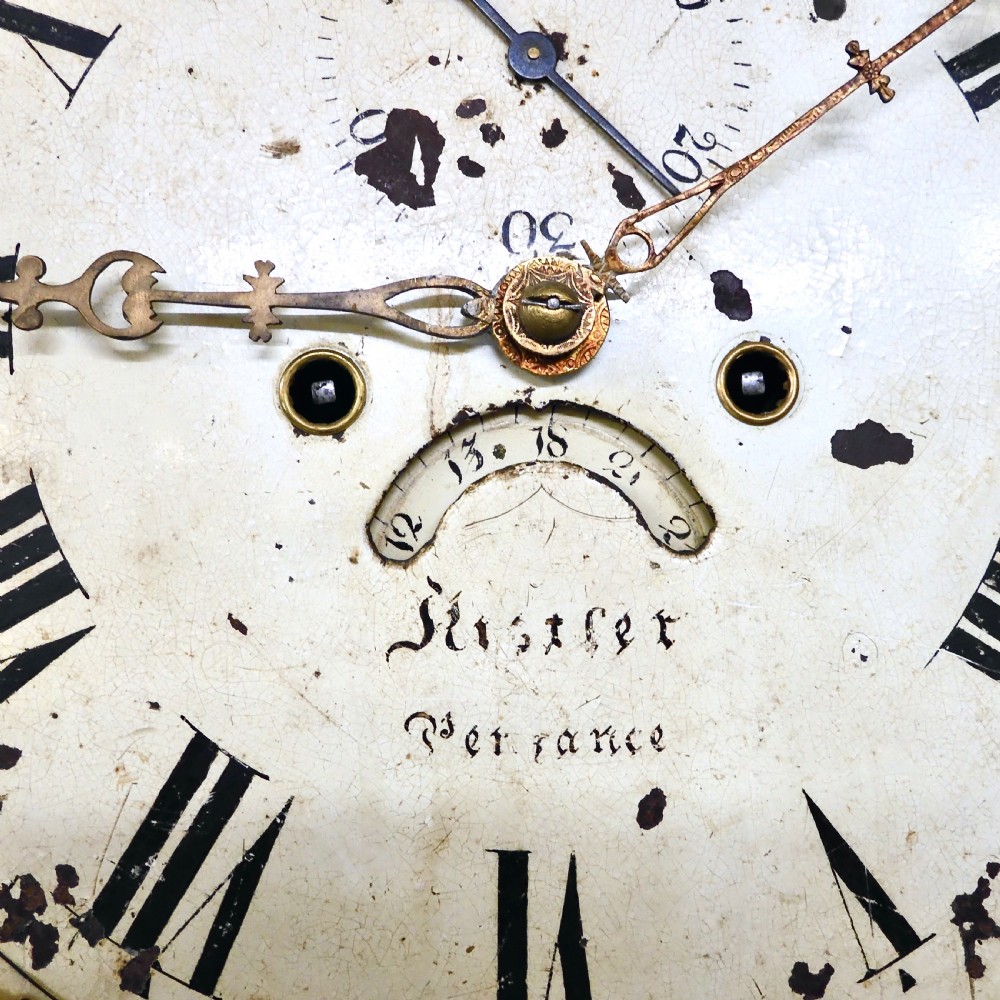 Painted Pine Cornish Grandfather Clock View VII