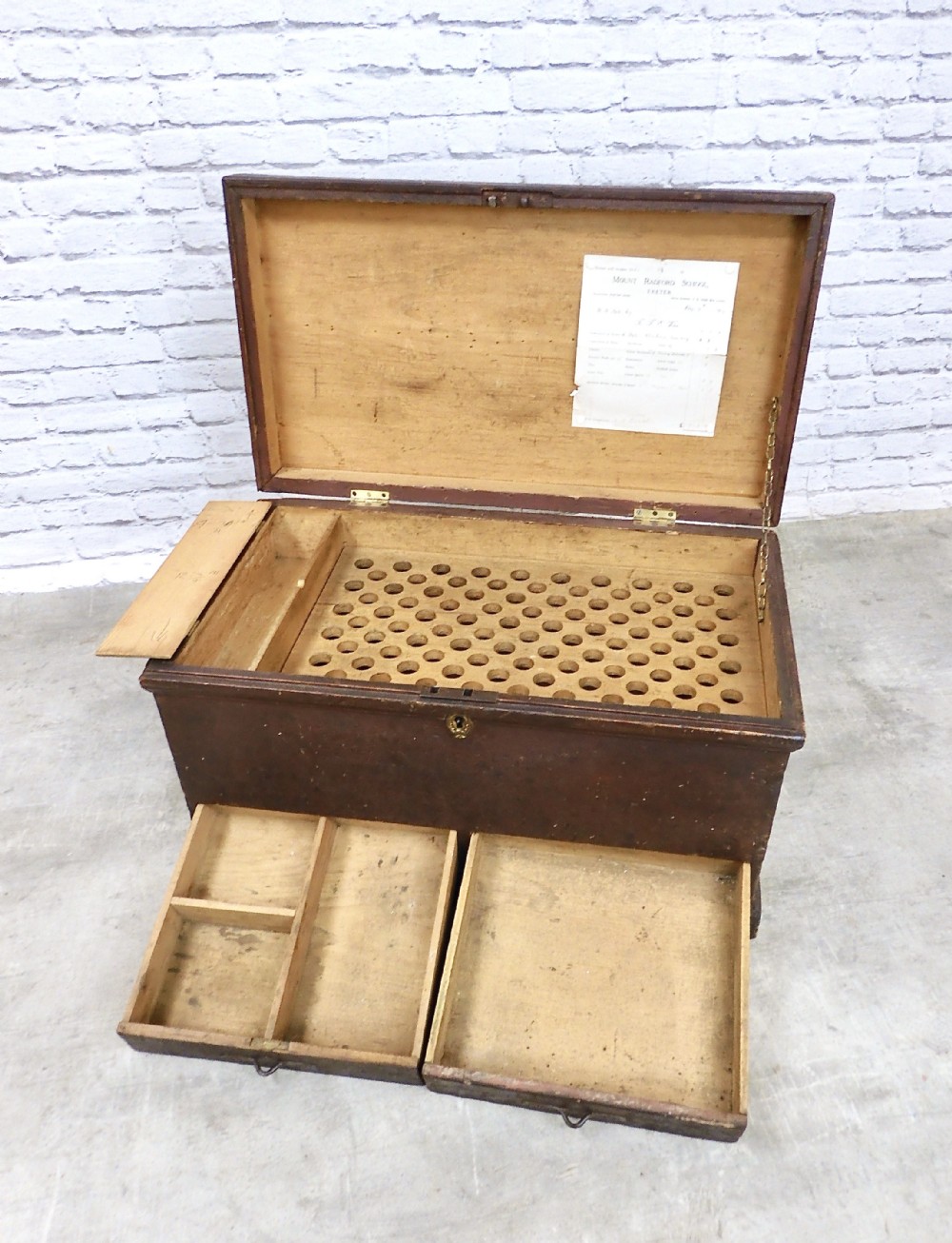 Pine Chest in Original Paint