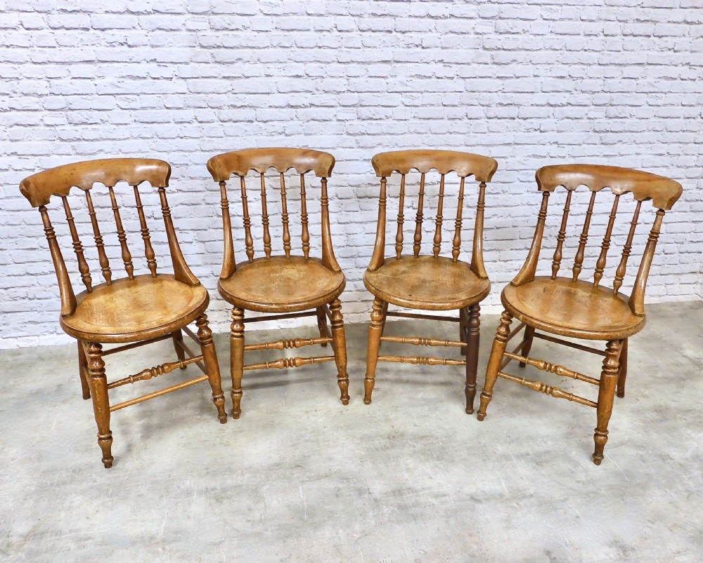 4x Penny Windsor Country Kitchen Dining Chairs