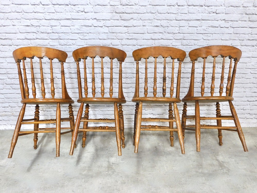 4x Penny Windsor Country Kitchen Dining Chairs View IV