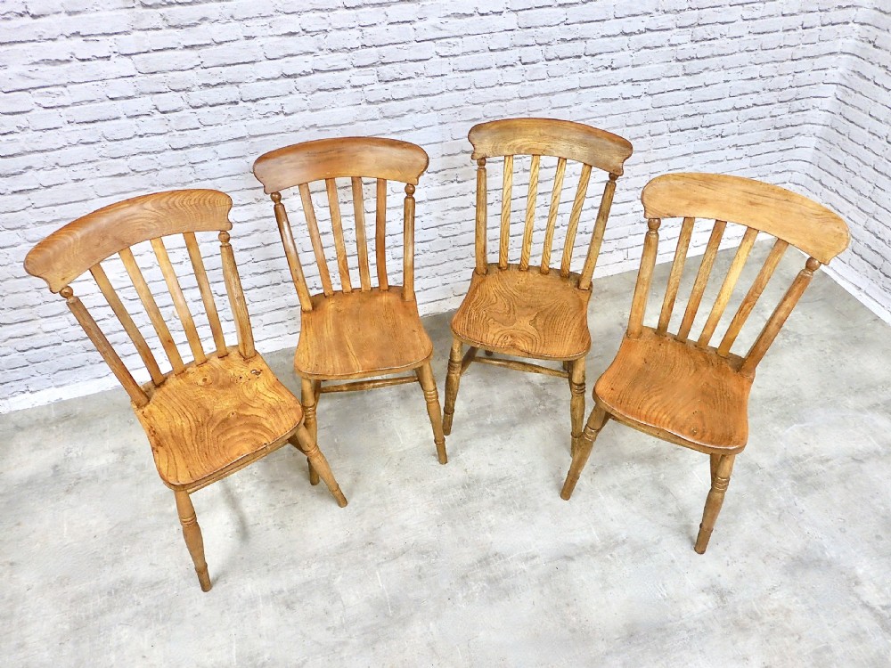Farmhouse Windsor Country Kitchen Dining Chair Set (6) View VI