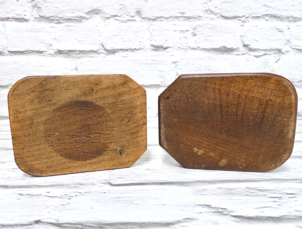 Early Mouseman Ashtrays (2) View XI