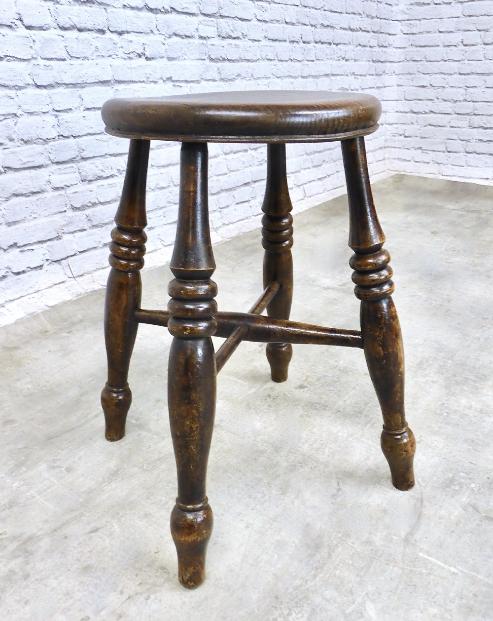C19th Millworker's Stool