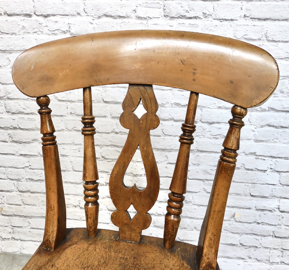 Set 6 Windsor Farmhouse Kitchen Chairs View VI