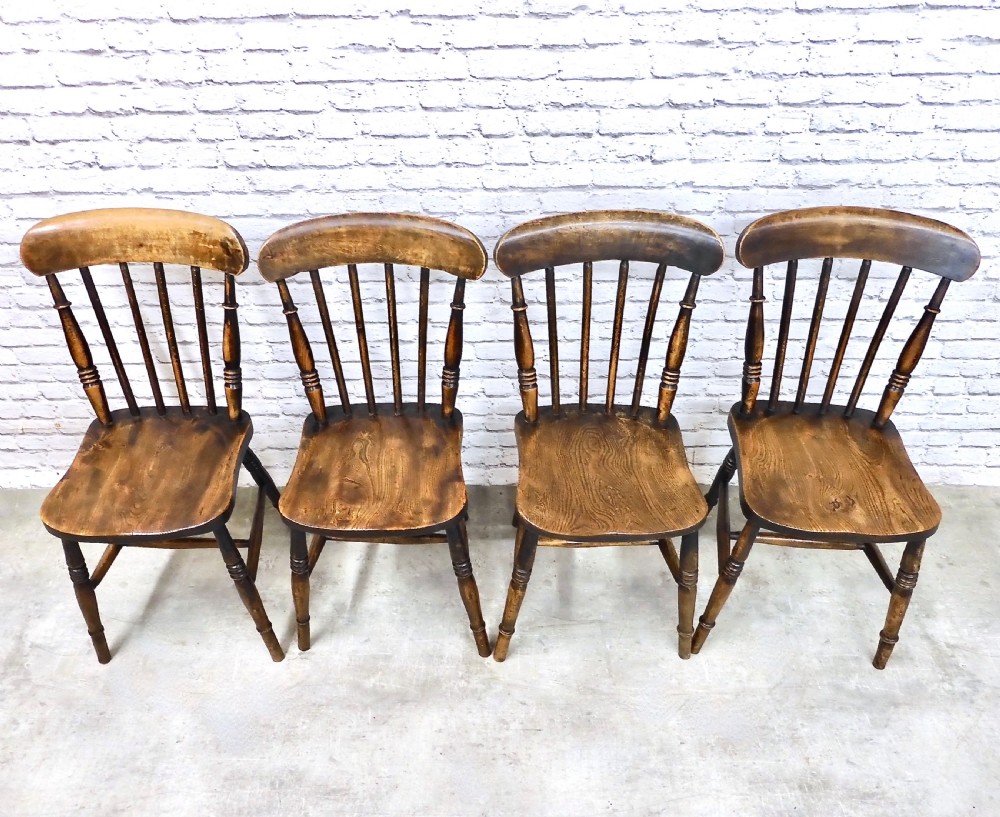 Set (4) Windsor Kitchen Dining Chairs View III