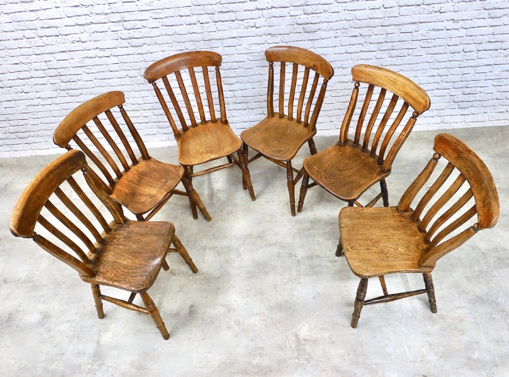 Windsor Farmhouse Kitchen Dining Chairs (6) View III