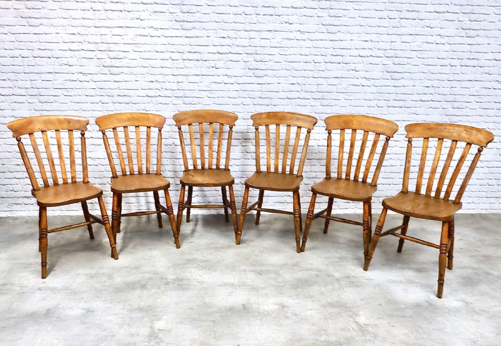 Farmhouse Country Kitchen Dining Chair Set (6) View IV