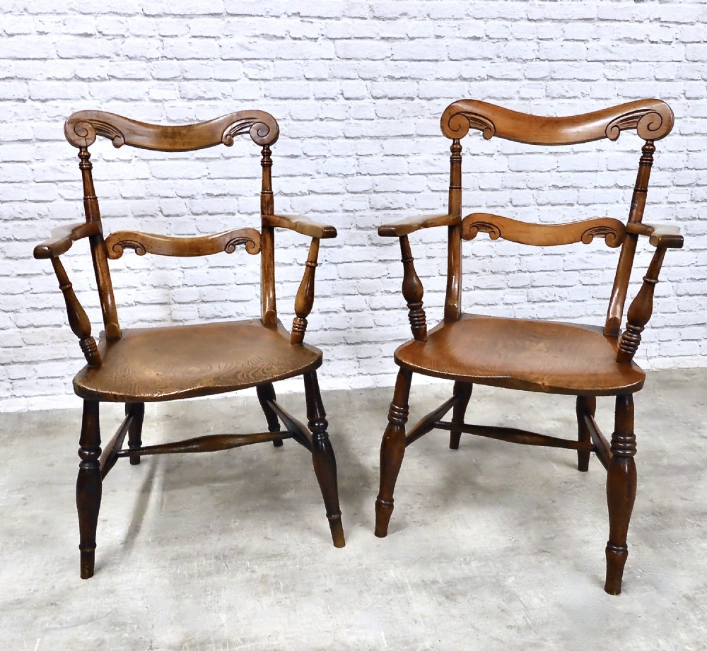 Windsor Kitchen Dining Chairs x8 View VI