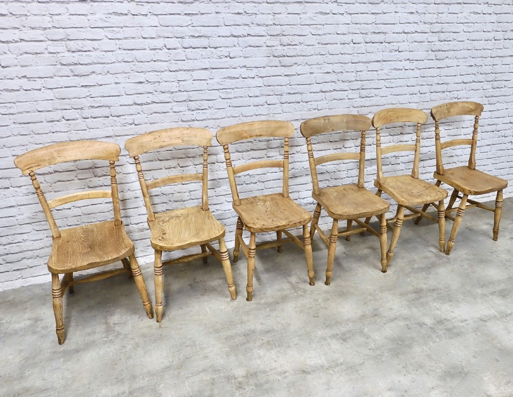 Windsor Farmhouse Kitchen Dining Chairs x6 View III