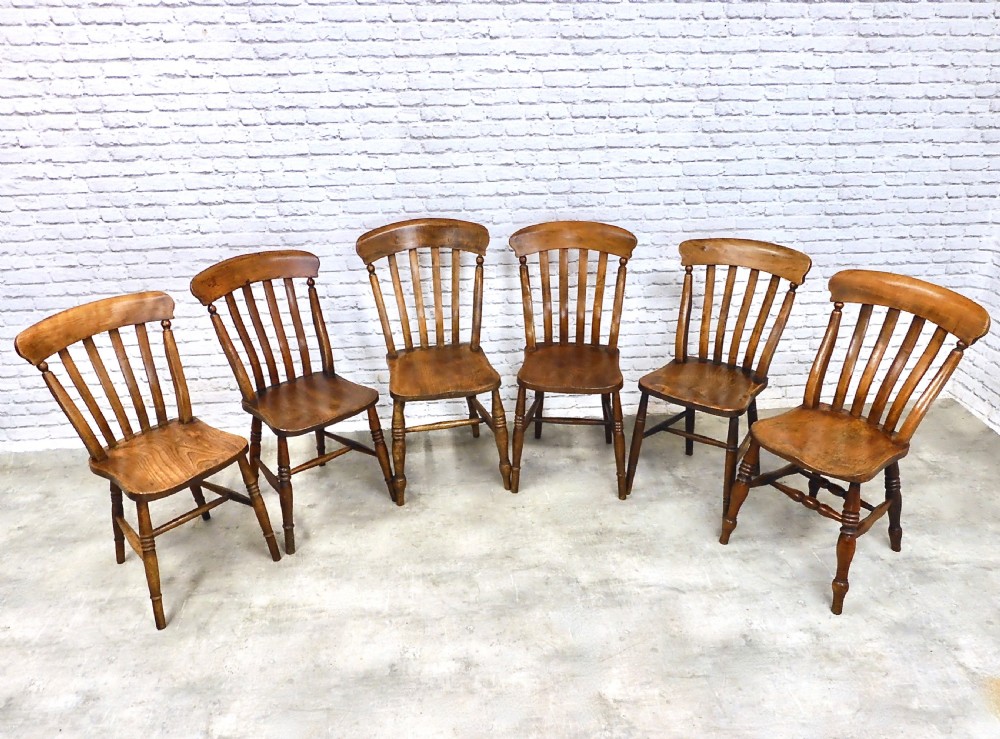 6x Windsor Kitchen Dining Chairs View II