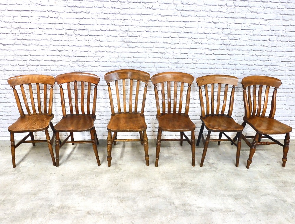 6x Windsor Kitchen Dining Chairs View III