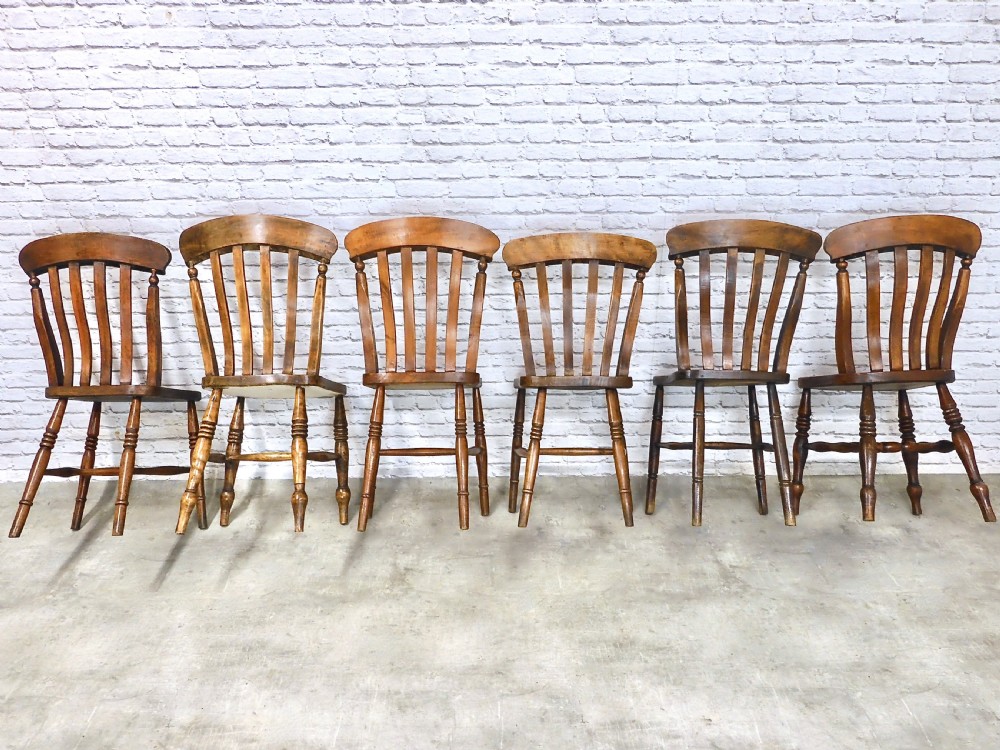 6x Windsor Kitchen Dining Chairs View VIII