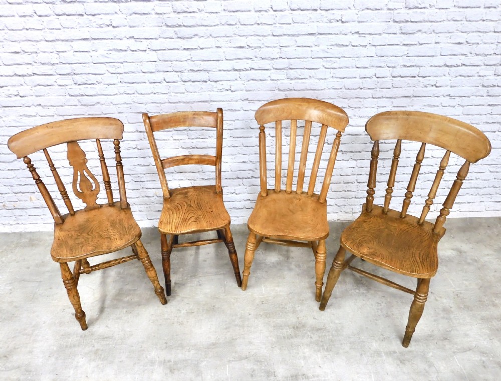 4x Windsor Kitchen Dining Chairs View III