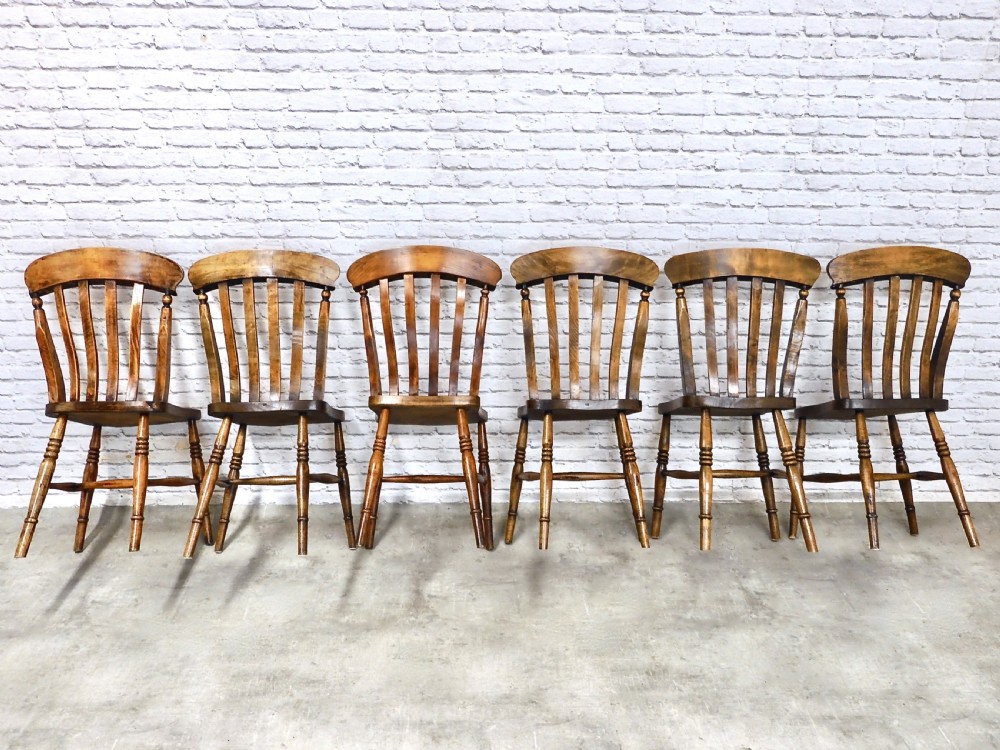 Windsor Kitchen Dining Chair Set (6) View V