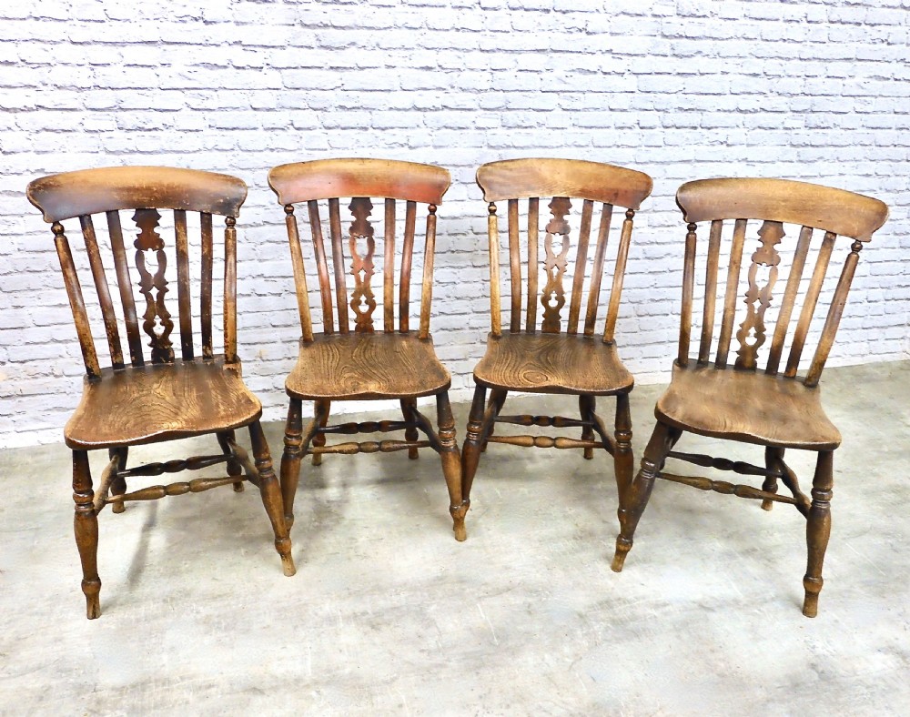 Windsor Farmhouse Kitchen Chair Set (4)