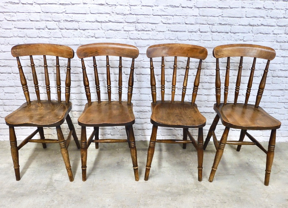 12x Farmhouse Windsor Kitchen Chairs View VI