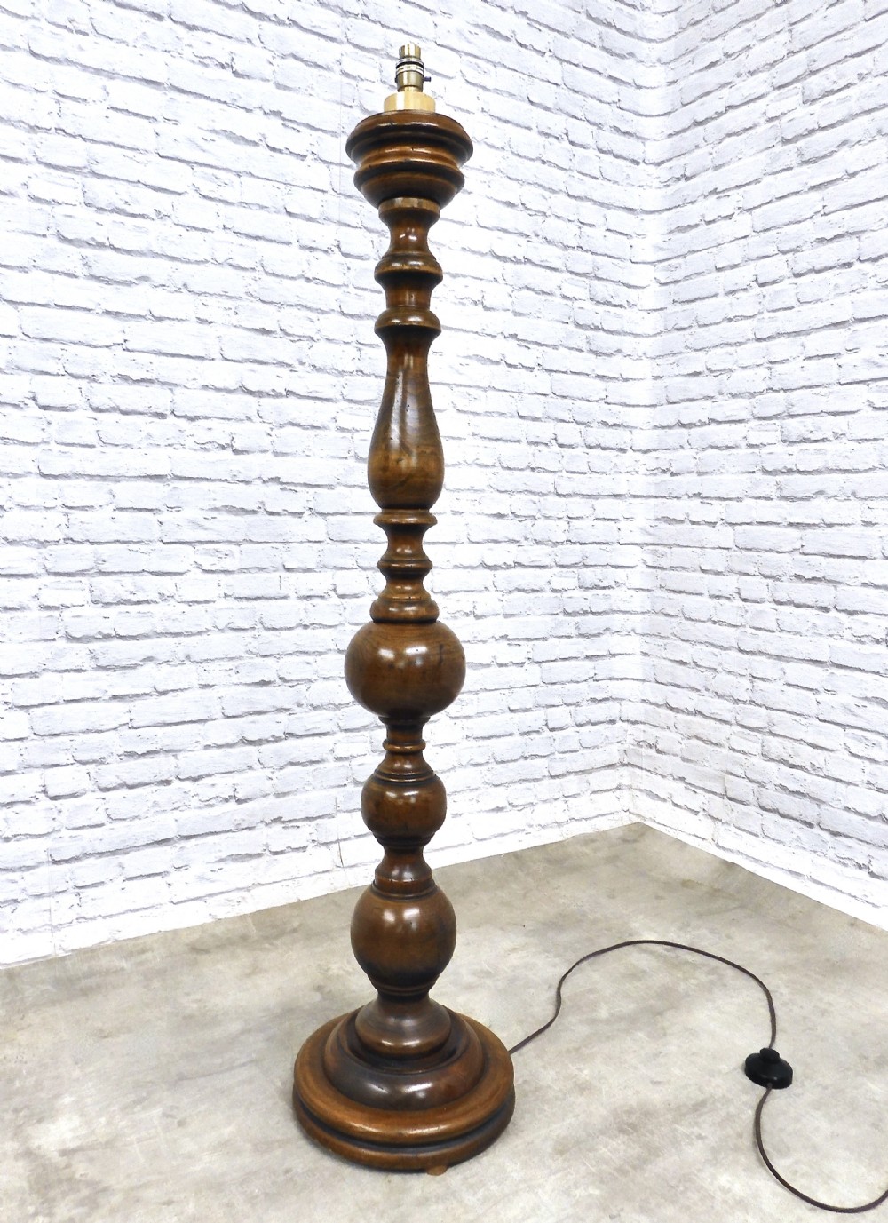 Walnut Floor Lamp