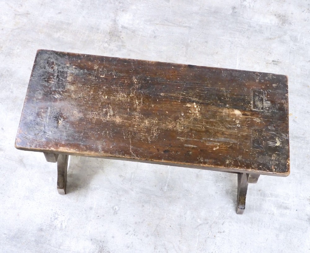 Pine Bench Stool View VI