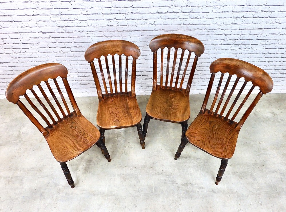 C19th Windsor Chair Set (4) View III