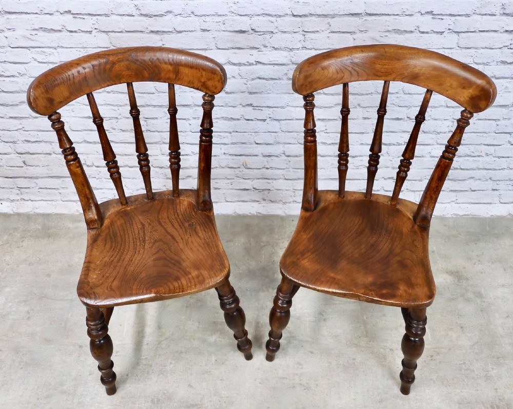 2x Windsor Farmhouse Kitchen Dining Chairs View III