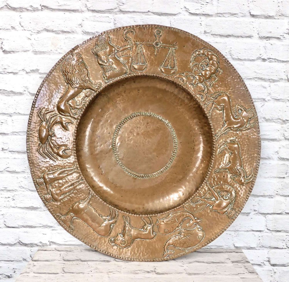 Newlyn School Copper Charger by John Pearson