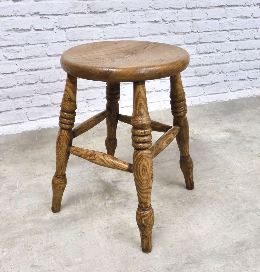 C19th Loom Worker's Stool