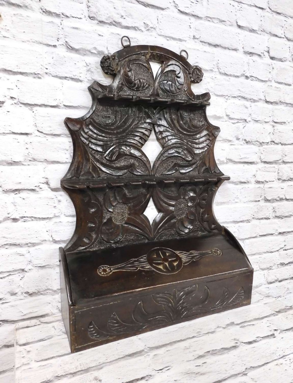 Carved Georgian Spoon Rack 