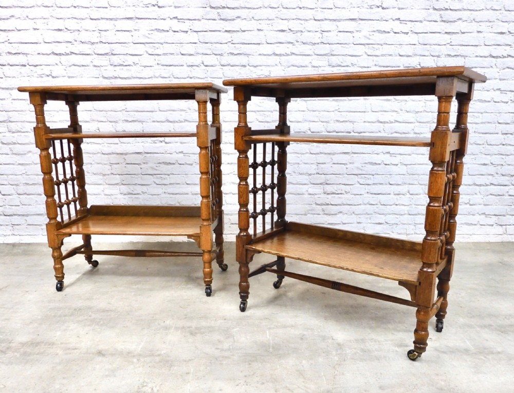 2x Arts & Crafts Bookstands View III