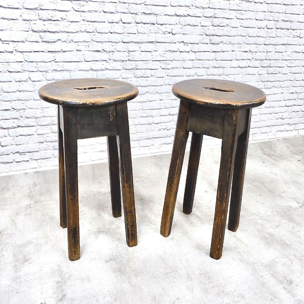2x Victorian High Bar Stools