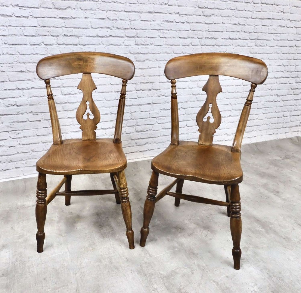 2x Windsor Kitchen Dining Chairs