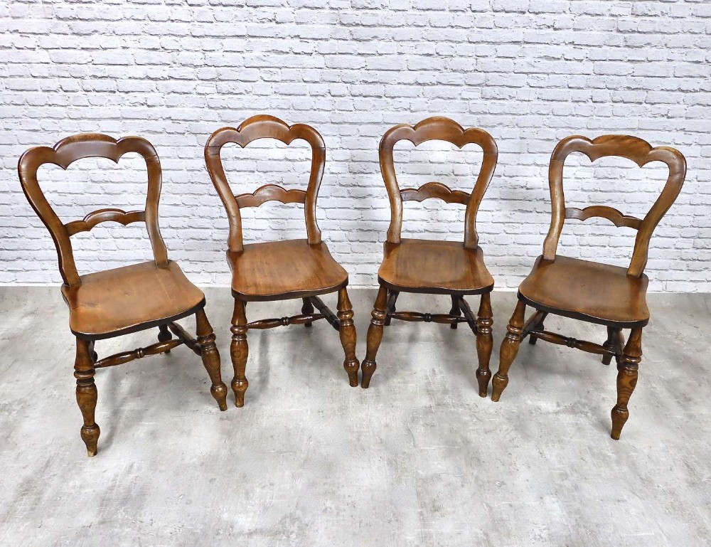 4x Windsor Kitchen Dining Chairs