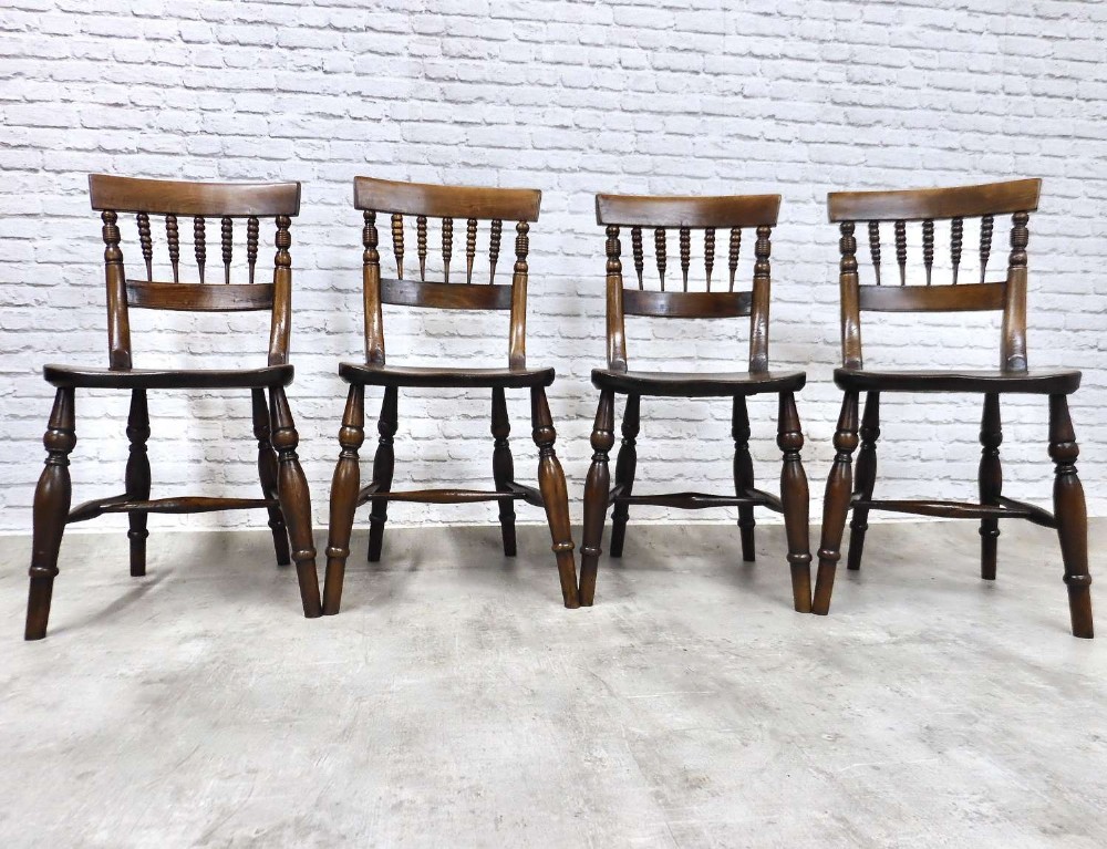 Set 4 Windsor Country Kitchen Dining Chairs