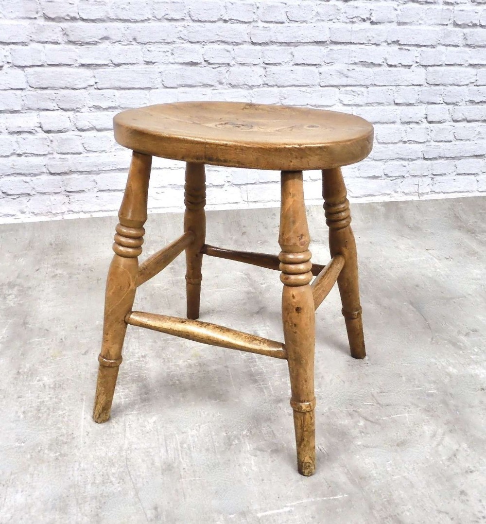 C19th Country Stool