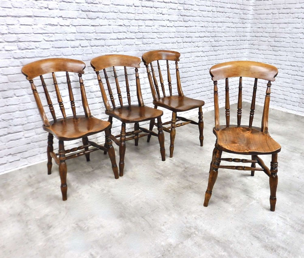 Set 4 Windsor 'Roman' Kitchen Dining Chairs