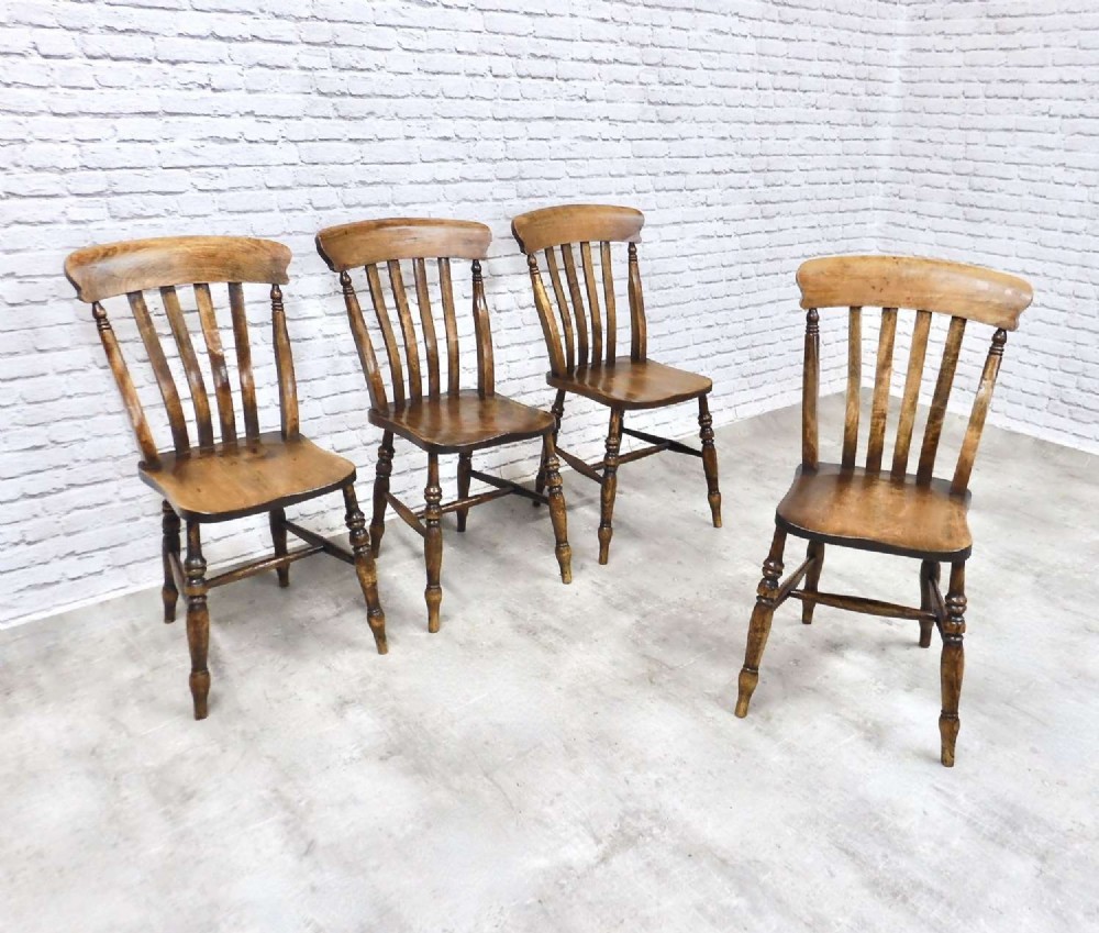 Set 4 Windsor Country Kitchen Dining Chairs