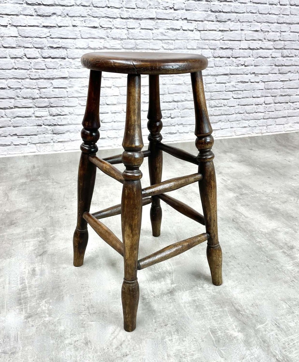 Tall C19th Bar Stool